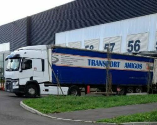 camion bleu